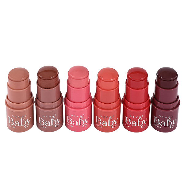 Kit 06 Unidades Blush Stick Baby Vivai 1241