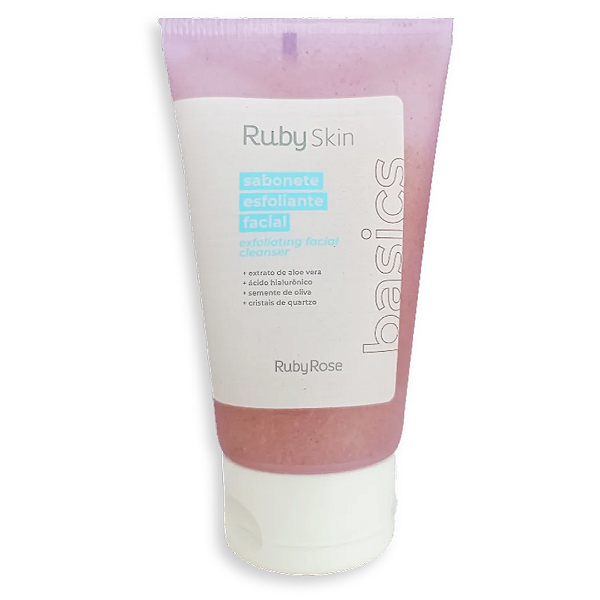 Sabonete Esfoliante Facial Basics Ruby Skin Ruby Rose HBS3400