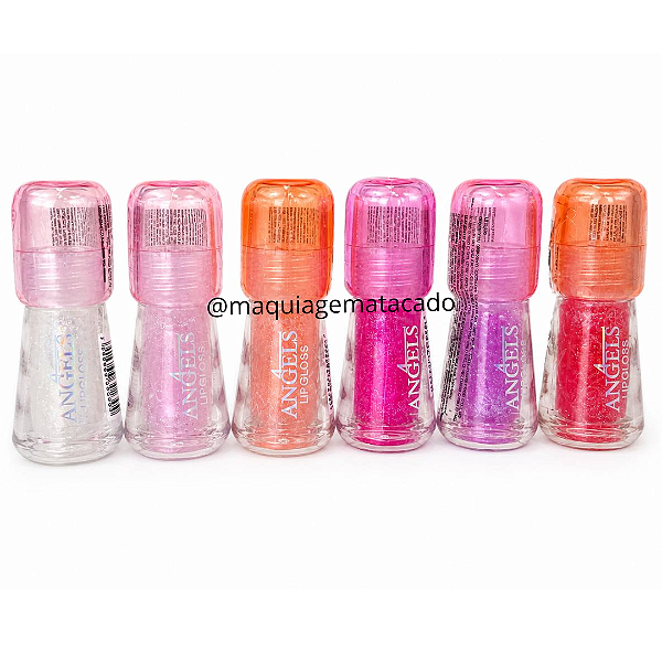 Kit 06 Unidades Lip Gloss 4 Angels BR1148