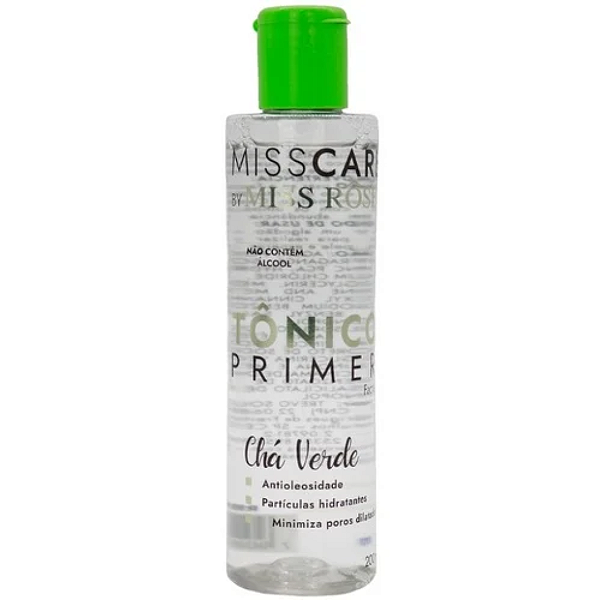 Tônico Primer Facial Chá Verde Miss Rôse 120ml 8002-300T