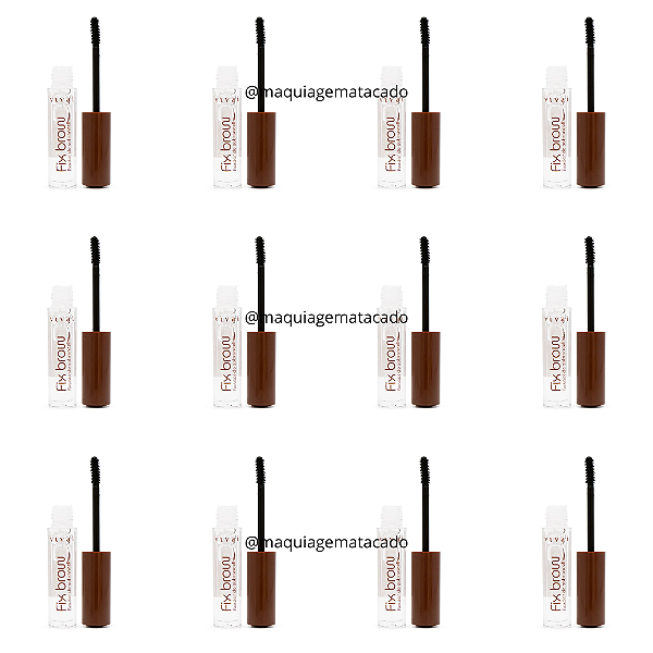 Kit 12 Unidades Fix Brow Fixador de Sobrancelha Incolor Vivai 2237
