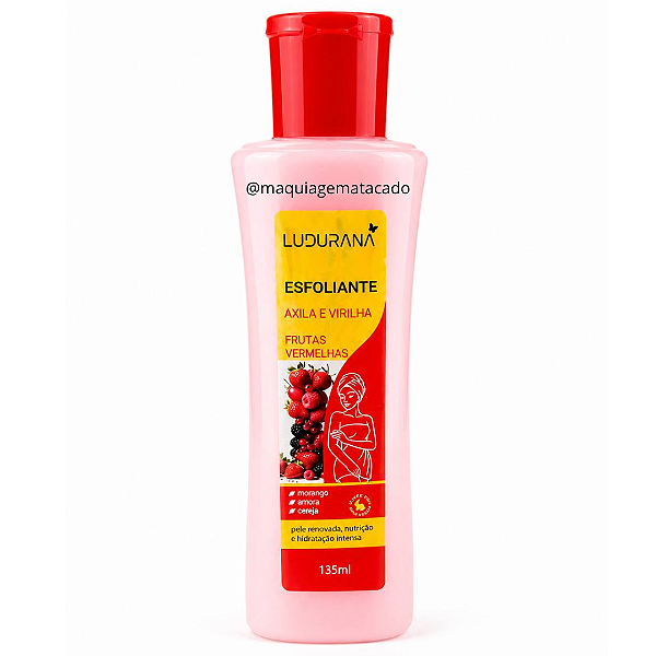 Esfoliante Axila e Virilha Ludurana Frutas Vermelhas B00438