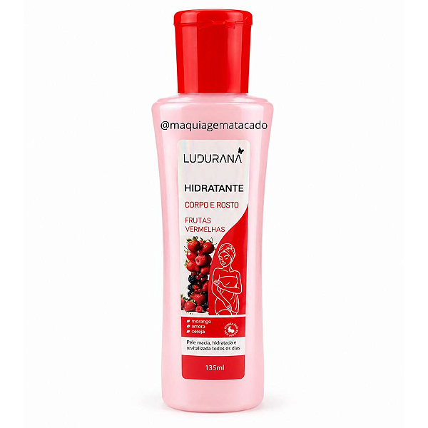 Hidratante Corpo e Rosto Ludurana Frutas Vermelhas B00437