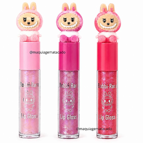 Kit 03 Unidades Lip Gloss Magic À Prova D'Água Bobbi Rara BRB080254