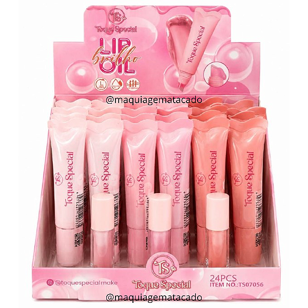 Lip Oil Brilho Toque Special TS07056 Atacado Box 24 Unidades