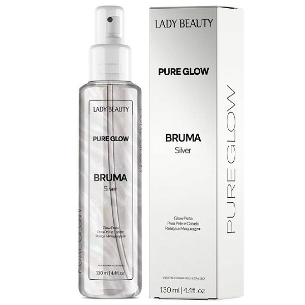 Bruma Pure Glow Silver Prata Pele e Cabelo Lady Beauty PRO11