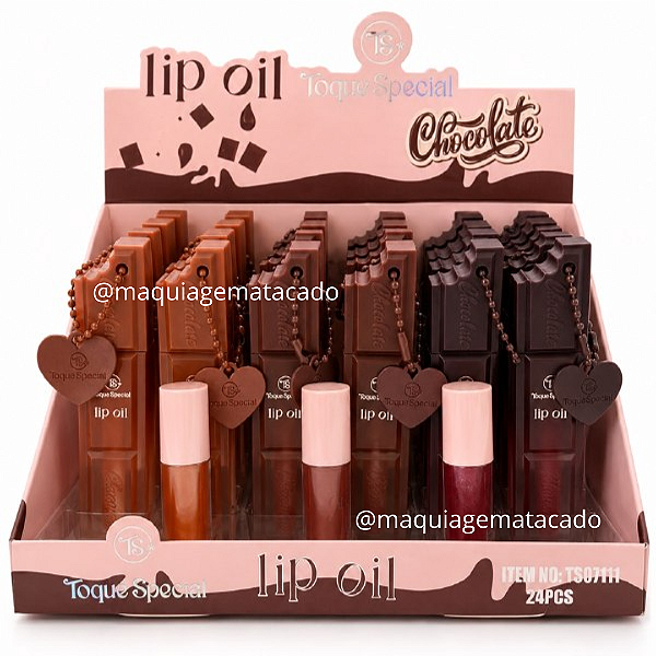 Lip Oil Chocolate Toque Special TS07111 Atacado Box 24 Unidades