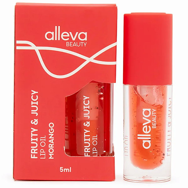 Lip Oil Fruit & Juice Alleva Morango AL1501
