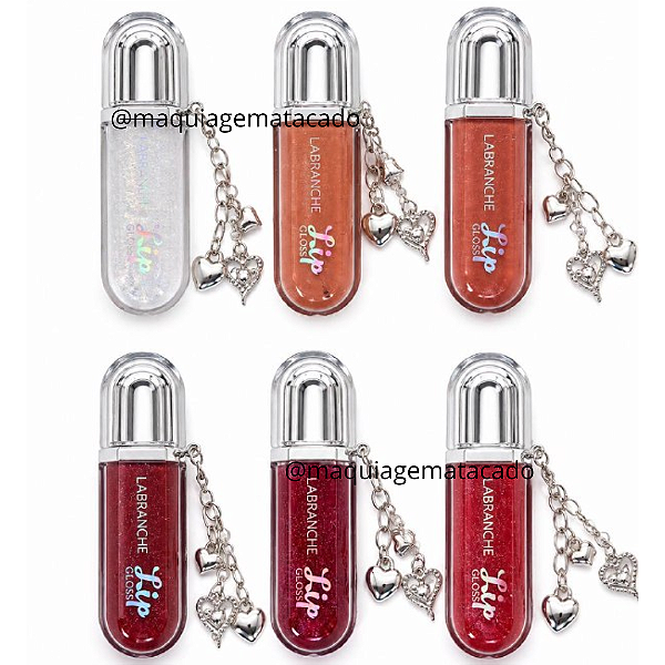 Kit 06 Unidades Lip Gloss com Pingentes Labranche LA7347