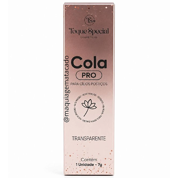 Cola Para Cílios Postiços Pro Á Prova D'Àgua Toque Special Transparente TS08001-1