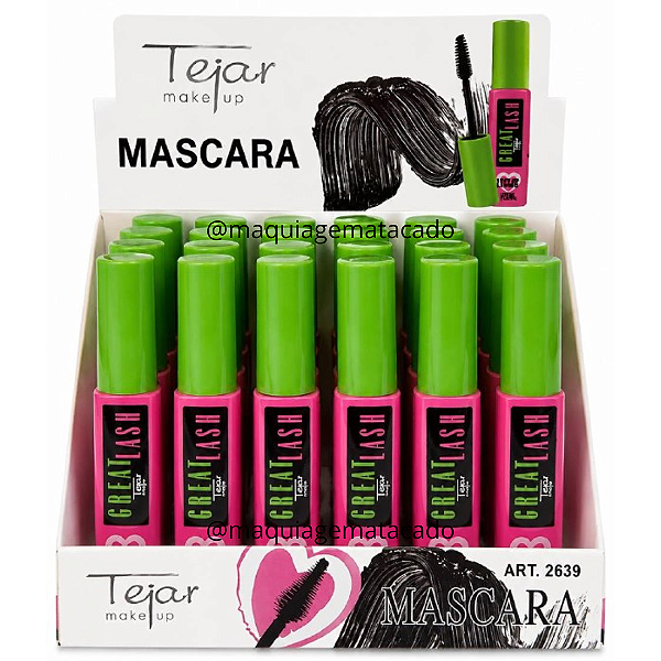 Máscara Para Cílios Great Lash Lots of Lashes Tejar Makeup TJ2639 Rímel Atacado Box 24 Unidades