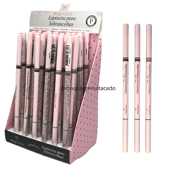 Lapiseira Para Sobrancelhas Mia Make 503 Atacado Box 36 Unidades