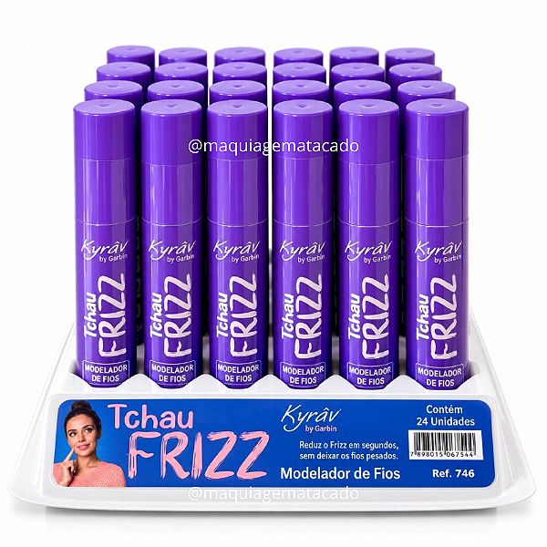 Modelador de Fios Tchau Frizz Kyrav 746 Atacado Box 24 Unidades