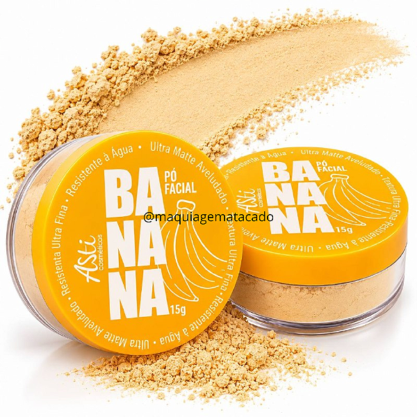 Pó Facial Banana Asti Cosméticos PB01