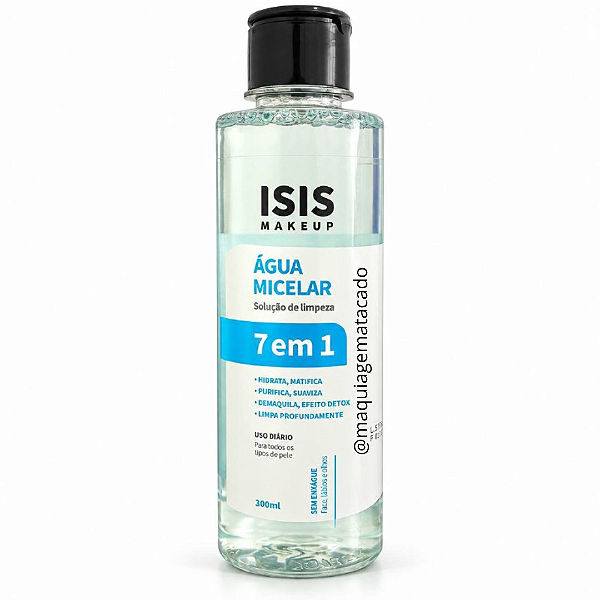 Água Micelar Solução de Limpeza Isis Makeup 7 em 1 IS058