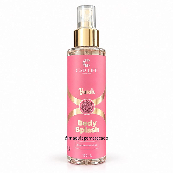 Body Splash Yarah Cap Life 150ml CL122