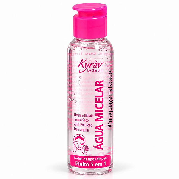 Água Micelar Efeito 5 em 1 60 ml Kyrav by Garbin 620