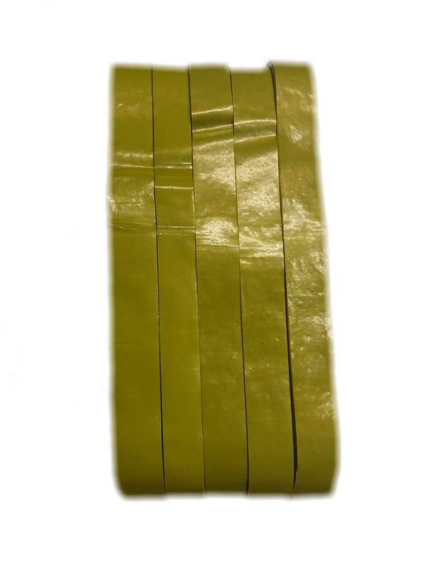 Fitas de Plástico p/ Copa do Mundo  Amarelo pct c/ 500 gramas