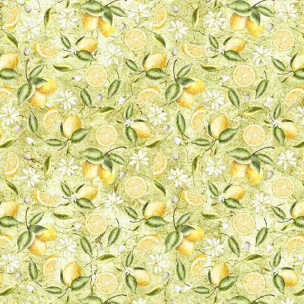 Tricoline digital limão siciliano 25x150cm - Un