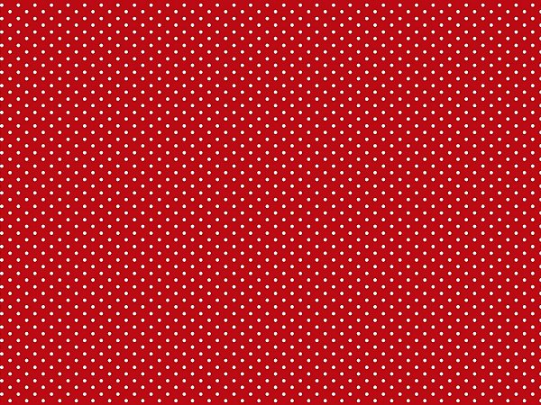 Tricoline poá vermelho 25x150cm - Un