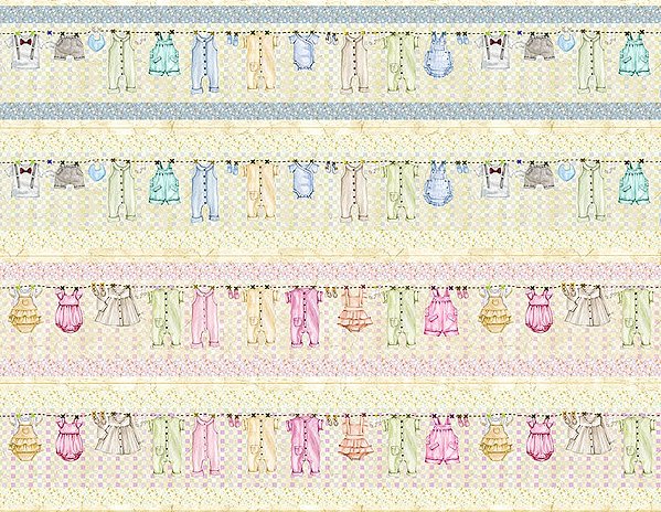 Tricoline digital faixas hora de passear 50x150cm - Un