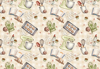 Tricoline digital mini confeitaria 50x150cm - Un