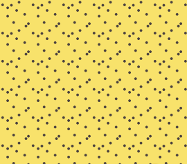Tricoline crazy dots abelhitas 50x150cm - Un
