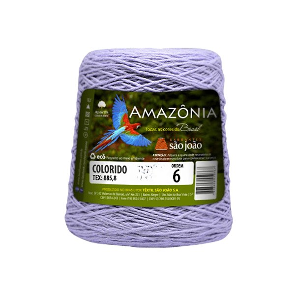 Barbante Amazônia Fio 6 600g São João - Lilás - Un