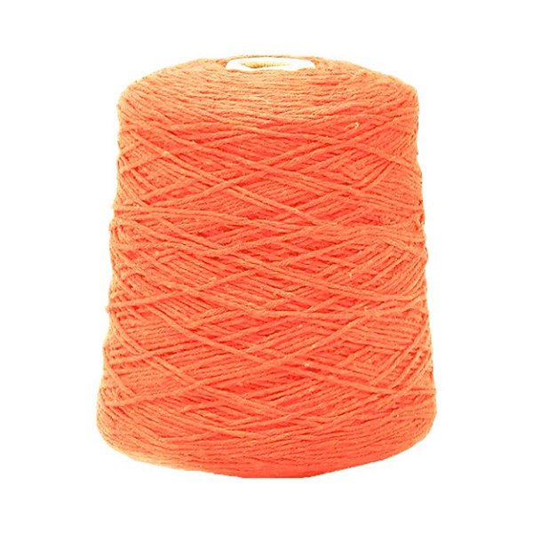 Barbante Amazônia #Fio 6 400g São João - Laranja Neon - Un
