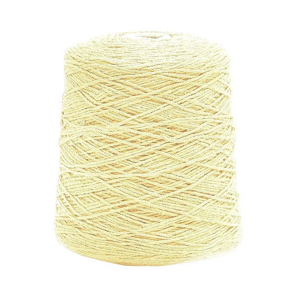 Barbante Amazônia #Fio 6 400g São João - Amarelo Bebê - Un