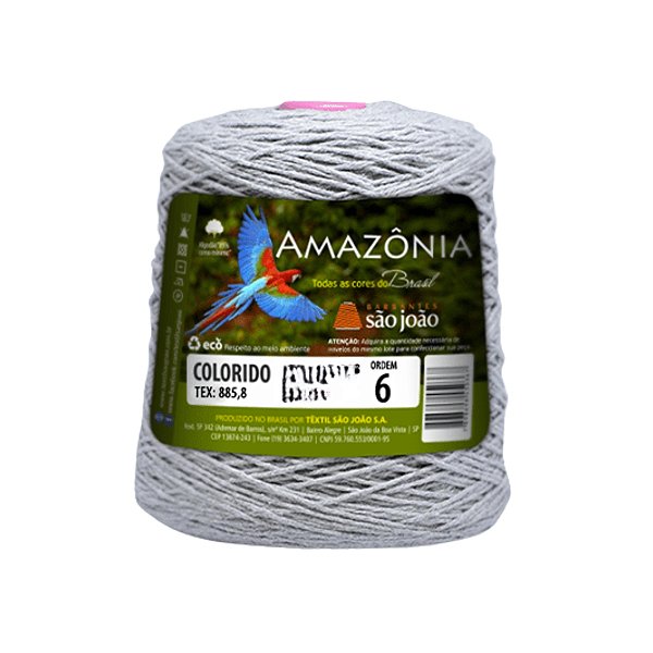 Barbante Amazônia Fio 6 400g São João - Caqui - Un