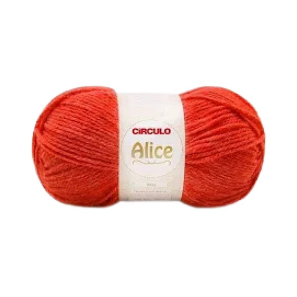 Lã Alice Círculo 100g 200m Carmin - Un