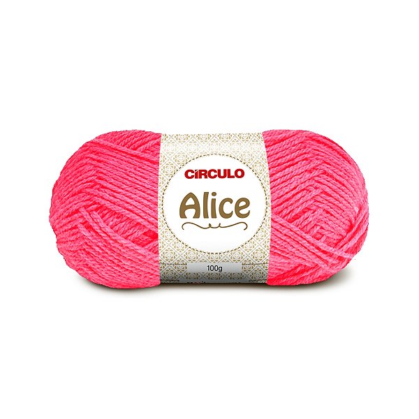 Lã Alice Círculo 100g 200m Tulipa - Un