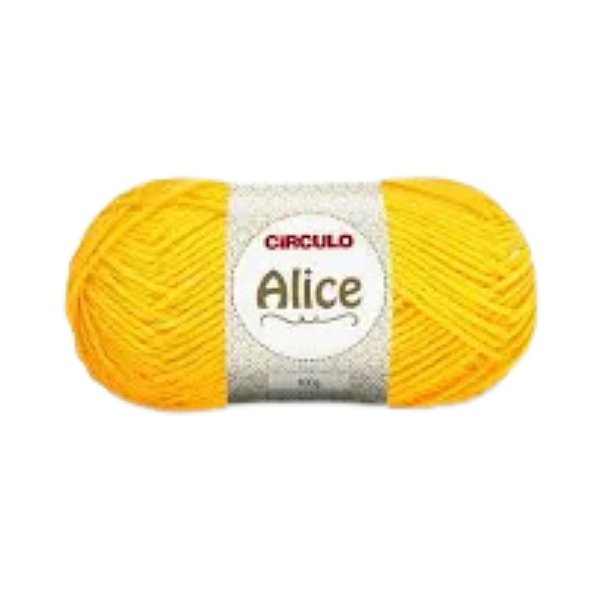 Lã Alice Círculo 100g 200m Solar - Un