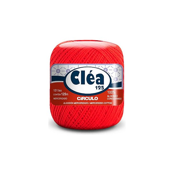 Fio Cléa 125 Círculo 19g - Cereja - Un
