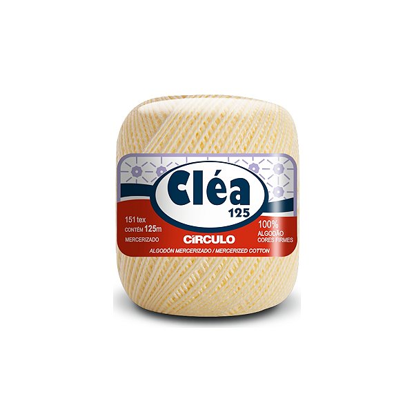 Fio Cléa 125 Círculo 19g - Creme - Un