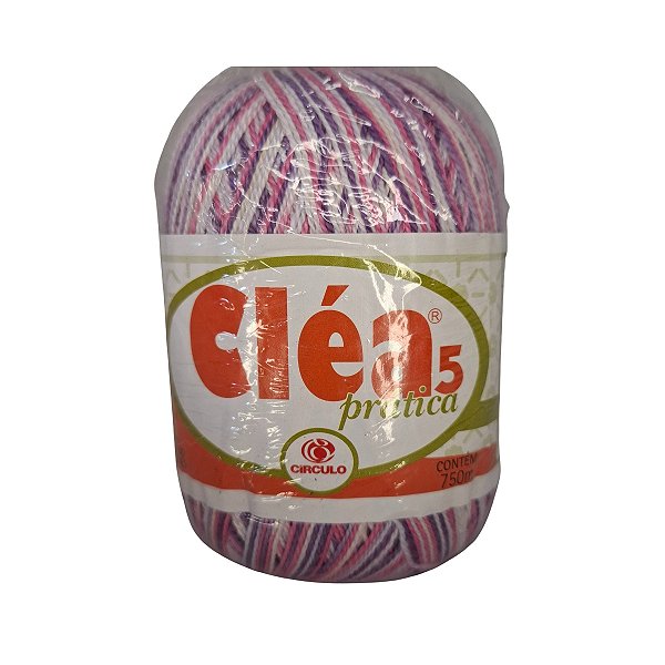 Fio Cléa 5 Círculo 147g - Rosa Mesclado - Un
