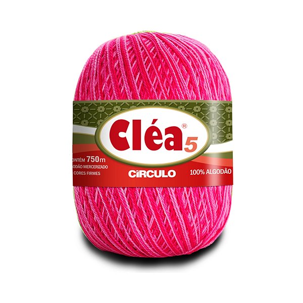 Fio Cléa 5 Círculo 147g - Flor - Un