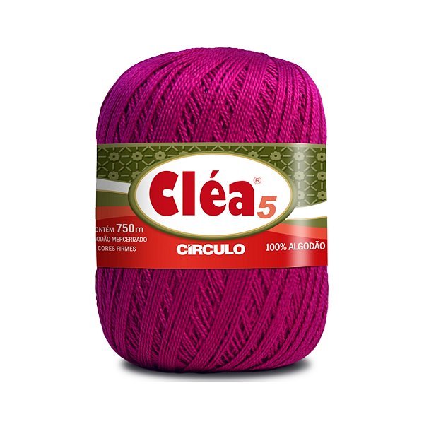 Fio Cléa 5 Círculo 147g - Pink - Un