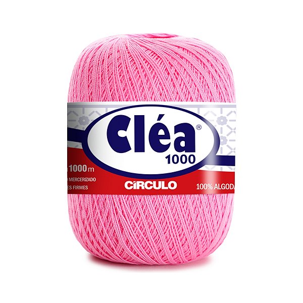 Fio Cléa 1000 Círculo - Rosa Chiclete - Un