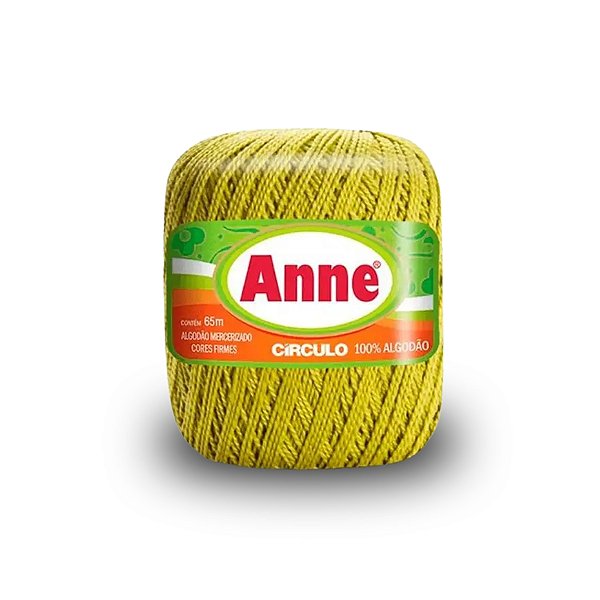 Fio Anne Círculo 19g - Verde Kiwi - Un