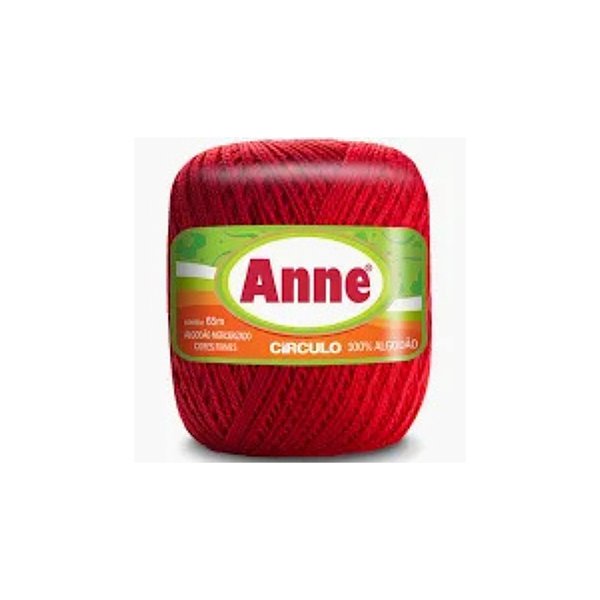 Fio Anne Círculo 19g - Cereja - Un