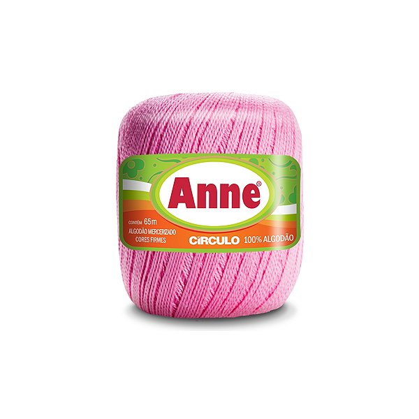 Fio Anne Círculo 19g - Chiclete - Un