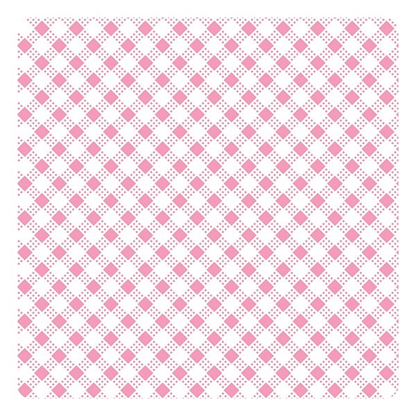 Viés de Algodão Largo Destaque Peripan Estamp. 35mmx20m - C9203 Micro Xadrez Rosa
