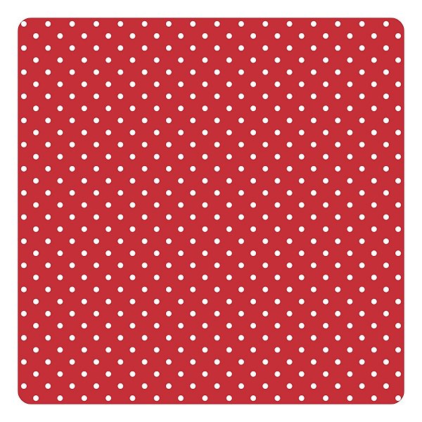 Viés de Algodão Largo Tijuca Peripan Estampado 35mmx20m - C9808 Poá Vermelho