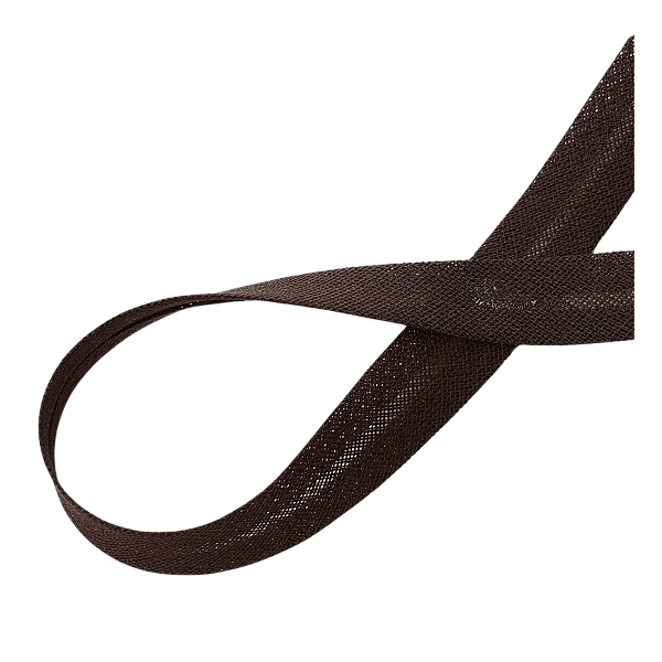 Viés de Algodão Largo Destaque Peripan Liso 35mmx20m - C023 – Marrom Café