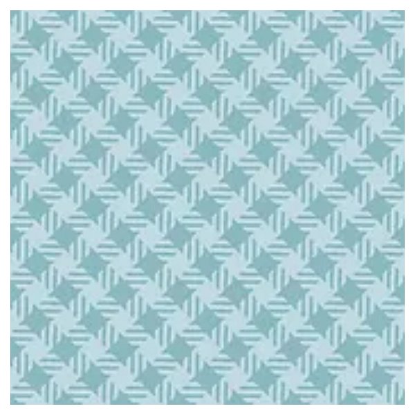 Tecido Tricoline 100% Algodão Quadradinhos 50x150cm - Turquesa