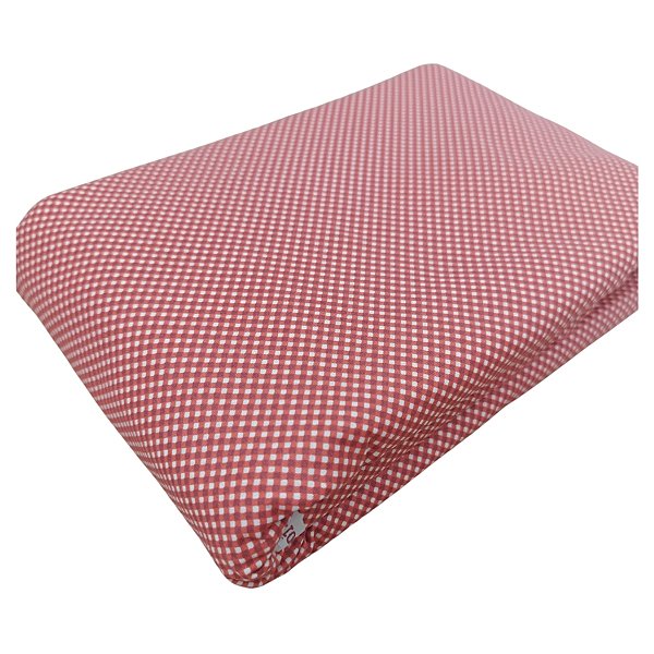 Tecido Tricoline 100% Algodão Micro Xadrez 50x150cm - Vermelho