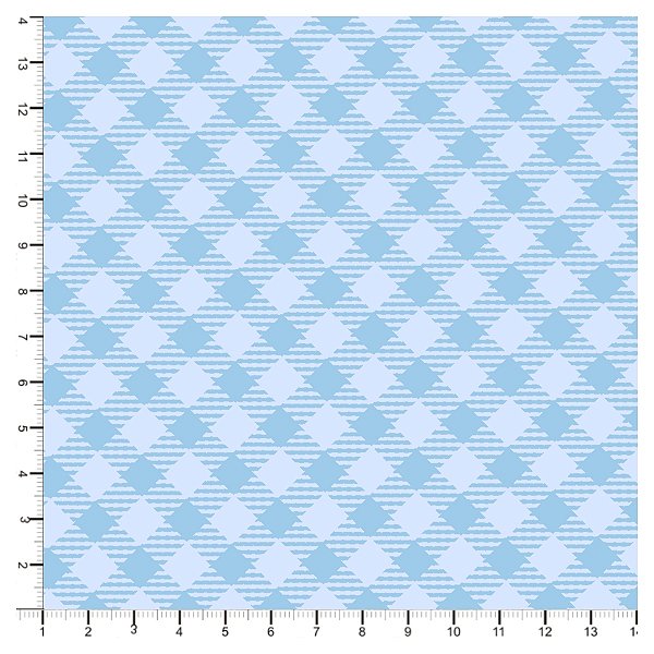 Tecido Tricoline 100% Algodão Xadrez 50x150cm - Cristal
