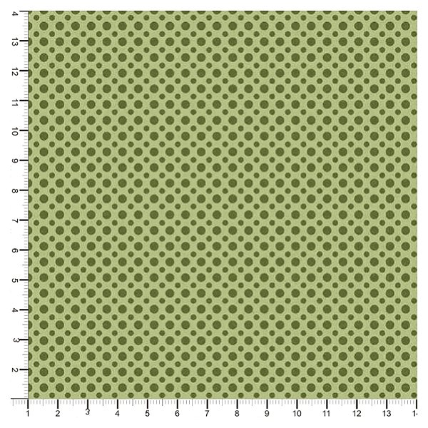 Tecido Tricoline 100% Algodão Poá 50x150cm - Verde Oliva